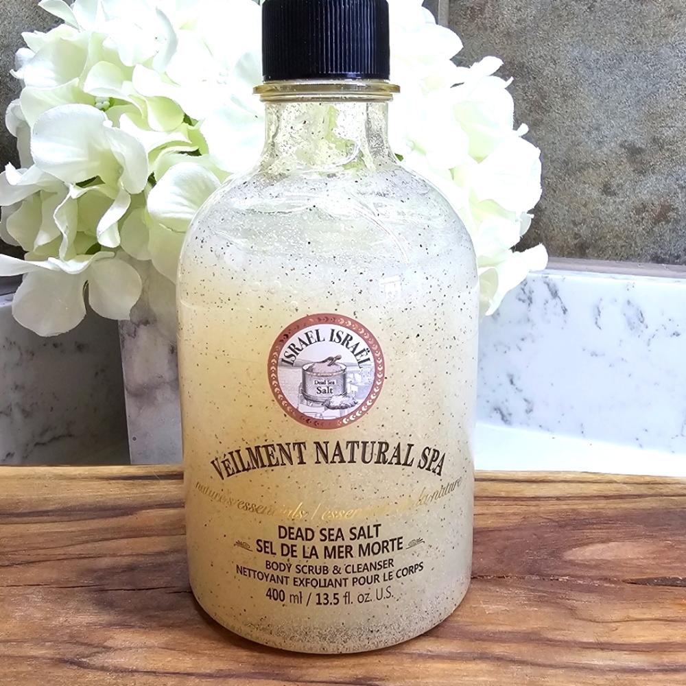 Véilment Natural Spa Dead Sea Salt Body Scrub & Cleanser By Avon